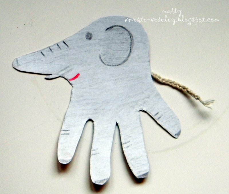 Слон поделка для детей