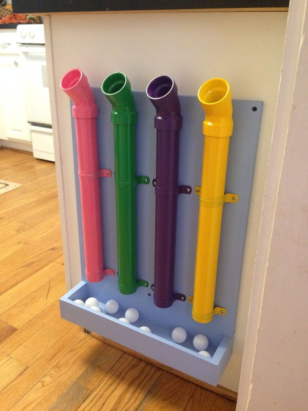 Из пластиковых труб для детского сада