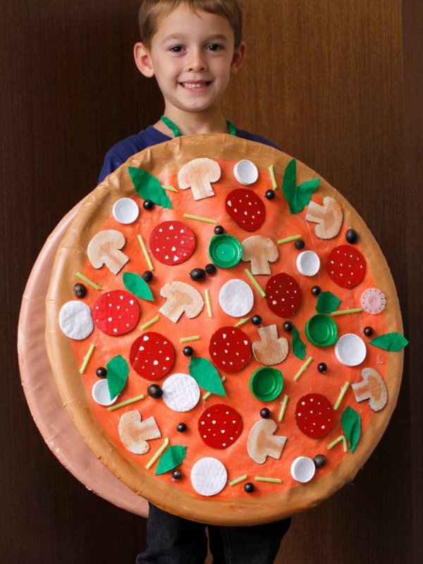 Пицца поделка в детский сад