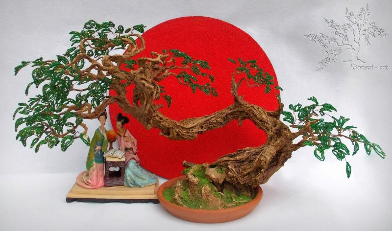 Японское дерево своими руками