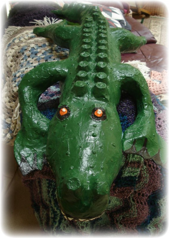 Лепка в детском саду крокодил