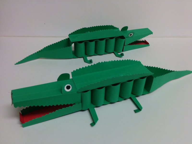 Крокодил поделка для детей