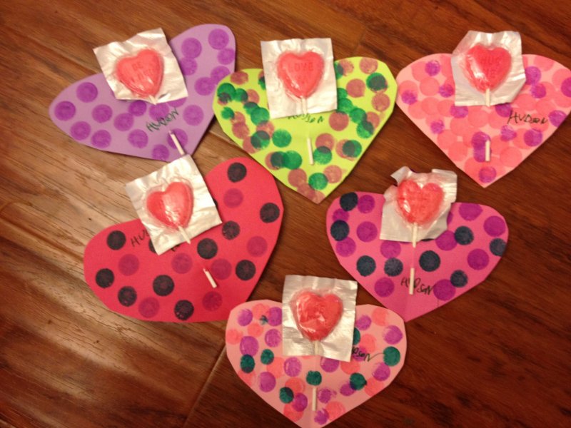 Подарки на день Святого Валентина в детском саду