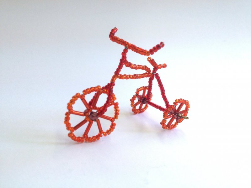 Велосипед из бисера