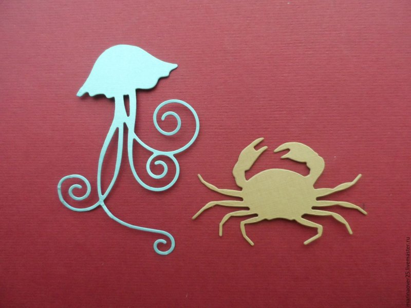 Медуза для дошкольников краб