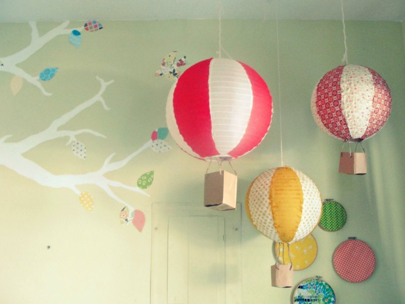 Декор для потолка в детскую воздушный шар