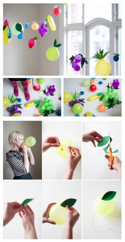 Креативные идеи с шариками