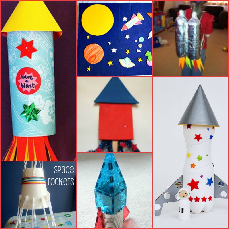 Ракеты из подручных материалов для детей