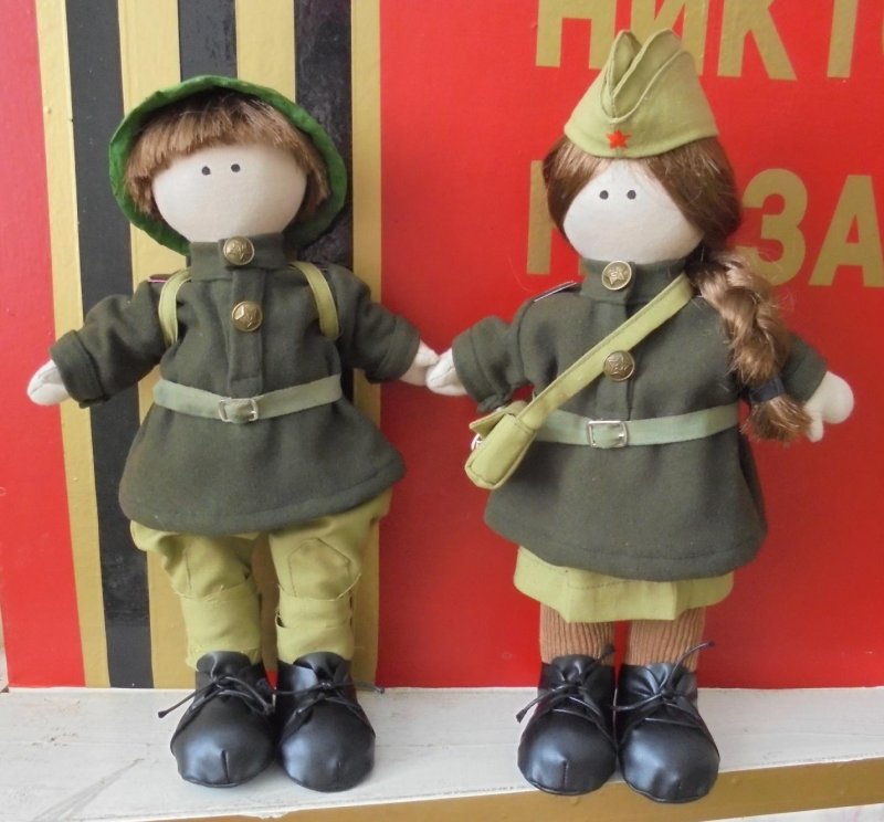 Куклы на военную тематику
