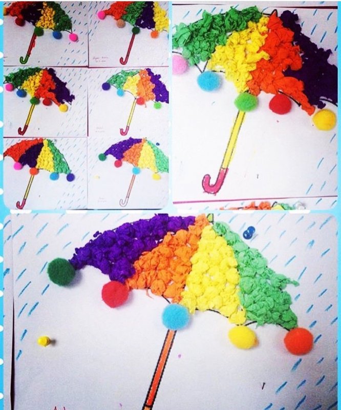 Декор участка детского сада зонт
