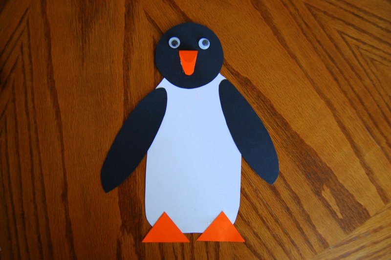 Пингвин поделка в детском саду