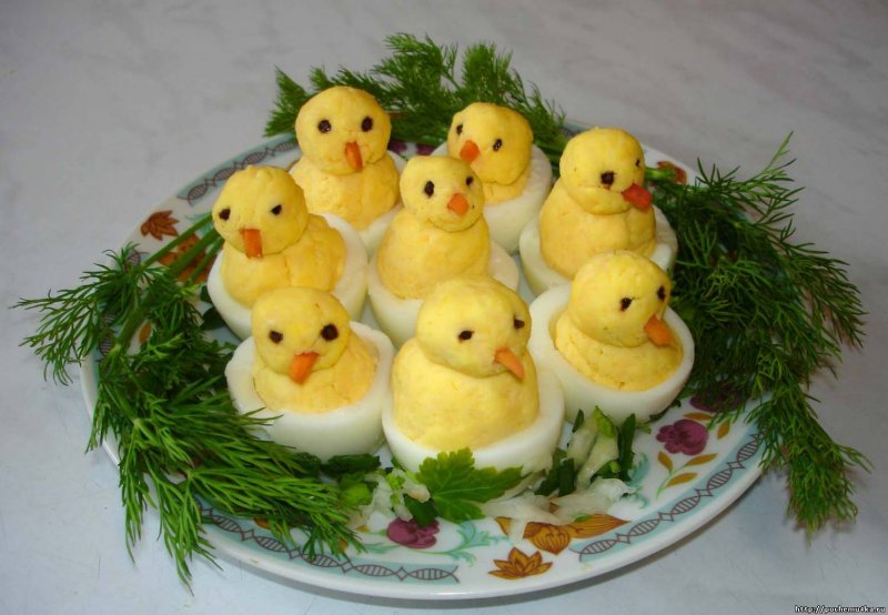 Новогодние украшения из яйца