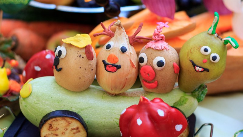 Поделки из овощей и фруктов в детский сад