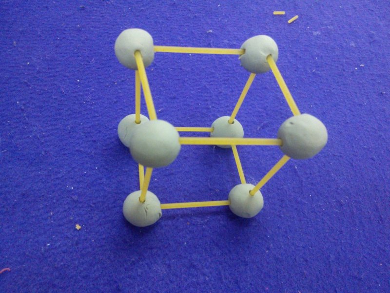 Модели молекул из пластилина