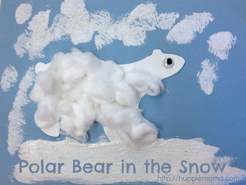 Polar Bear Winter Craft