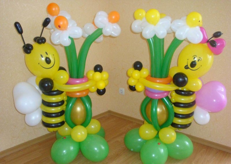 Фигуры из шаров в детский сад