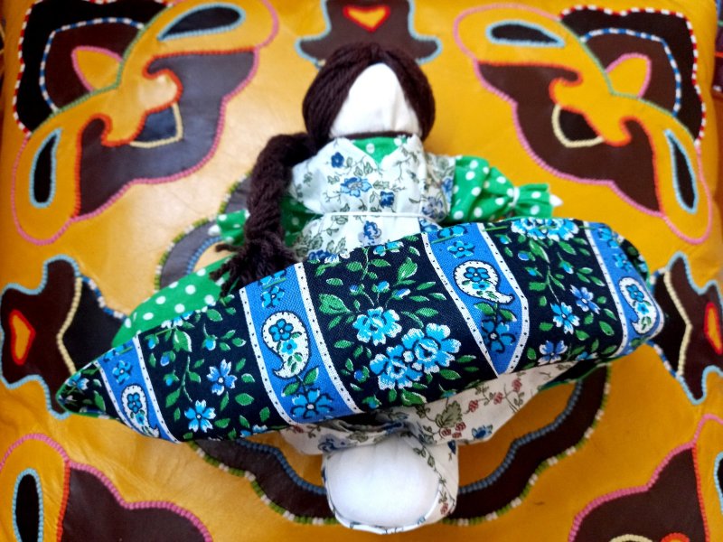 Традиционная Татарская кукла Курчак