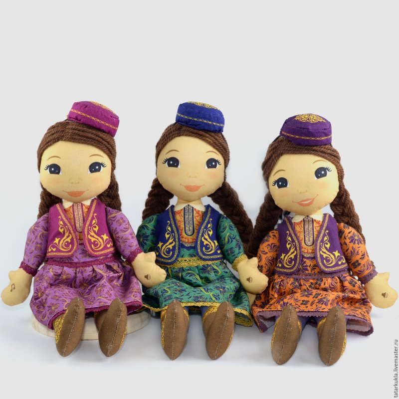 Традиционная Татарская кукла Курчак