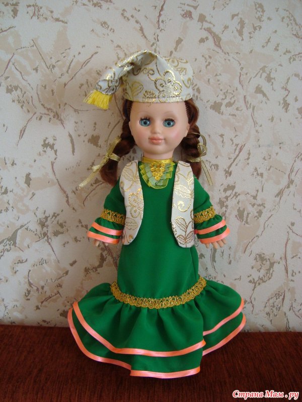 Куклы в татарской национальной одежде