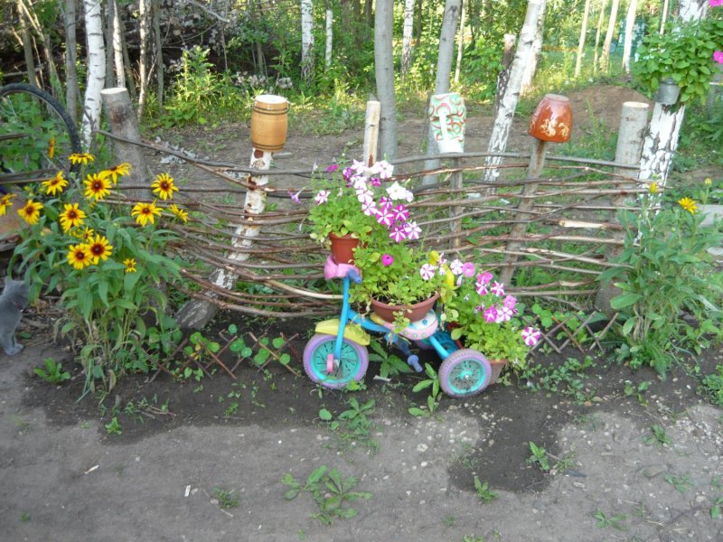 Клумба огород в детском саду