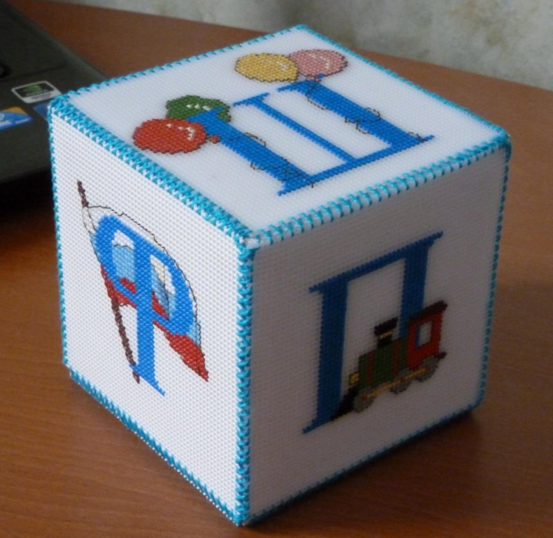 Набор кубиков с буквами