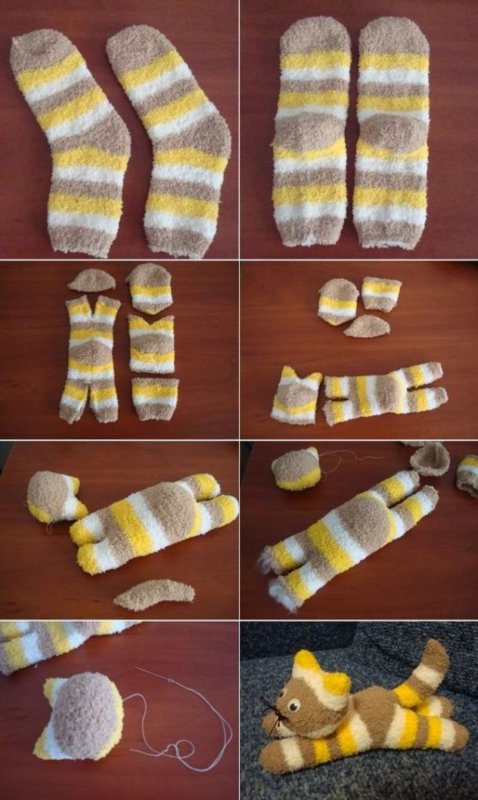 Мягкие игрушки из носков