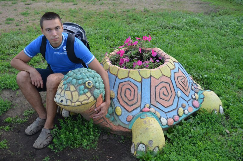Черепаха своими руками для сада