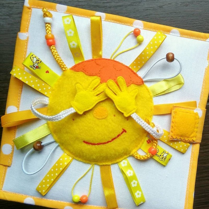Солнышко из ткани для детей