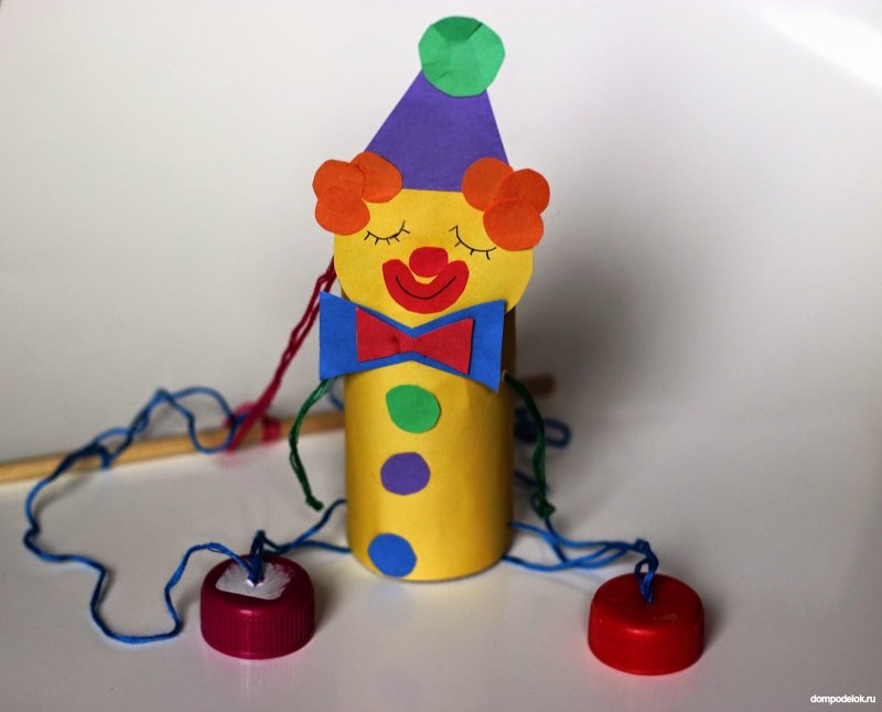 Клоун поделка для дошкольников