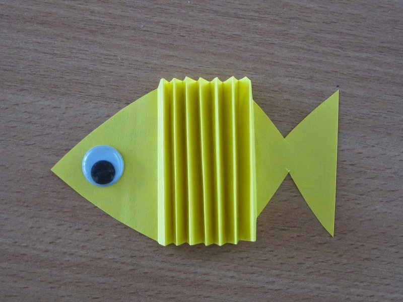 Рыбка из бумаги