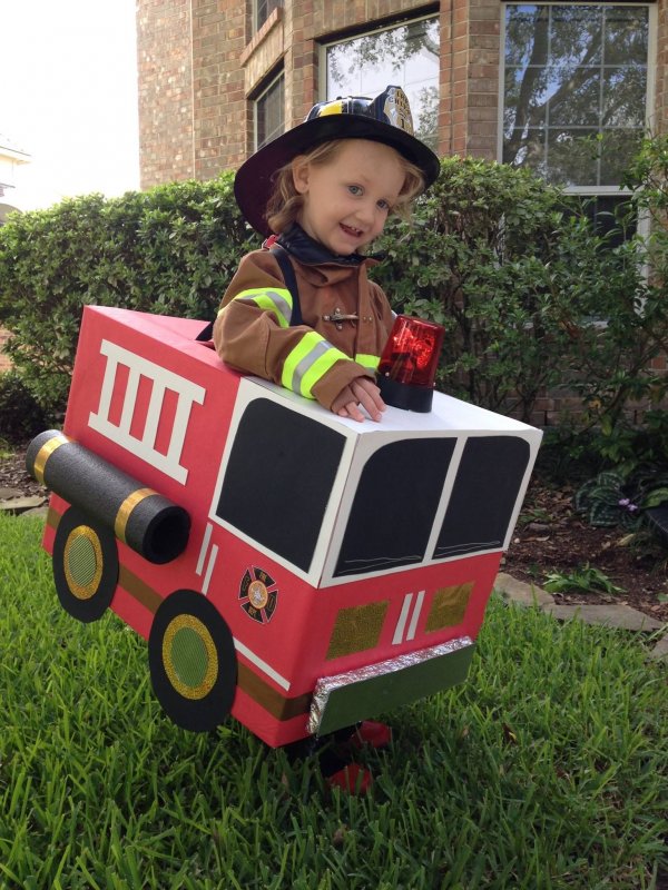 Макет пожарной машины для детского сада