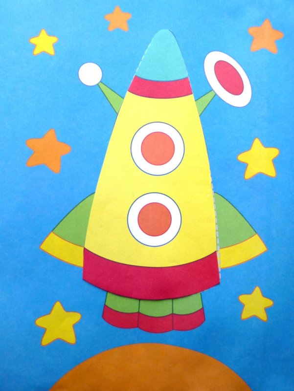 Мастер класс Космическая ракета для детей
