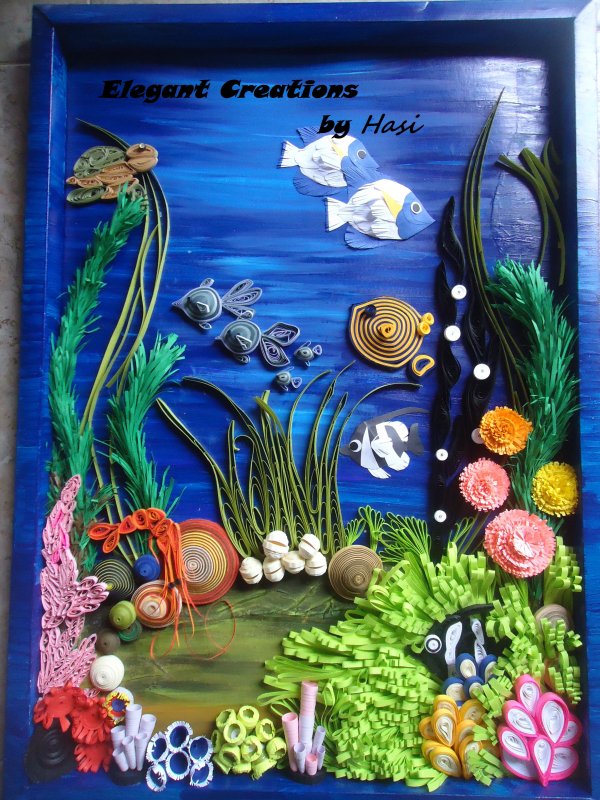 Модель аквариума в детском саду