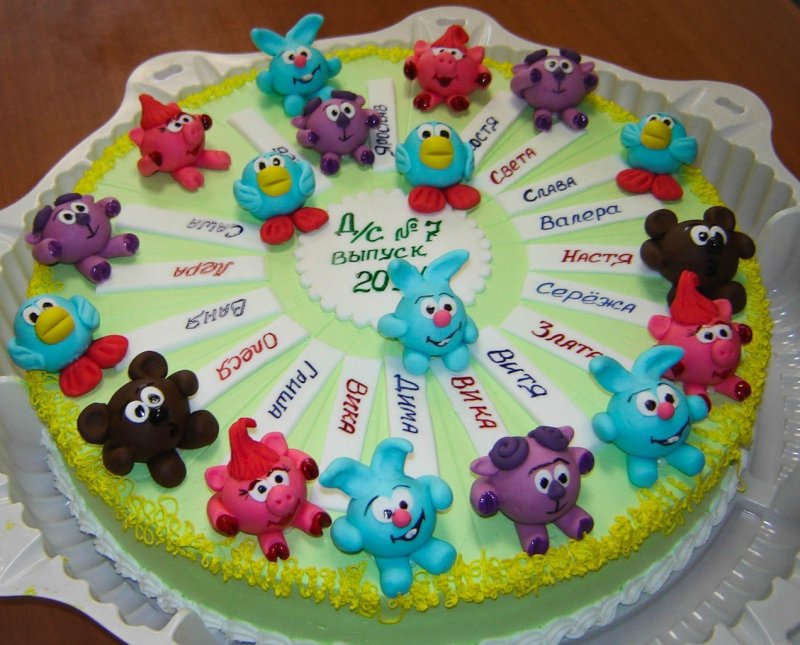 Торт насвыпускной в детский сад
