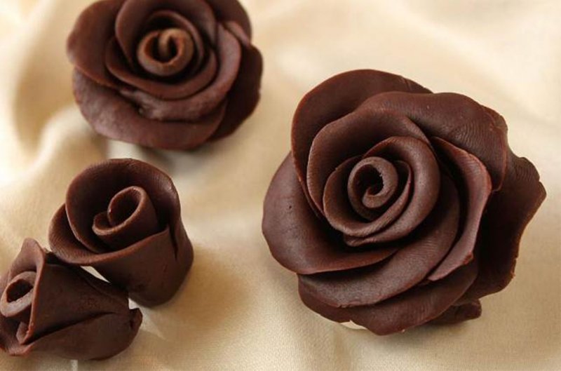 Шоколадные цветы
