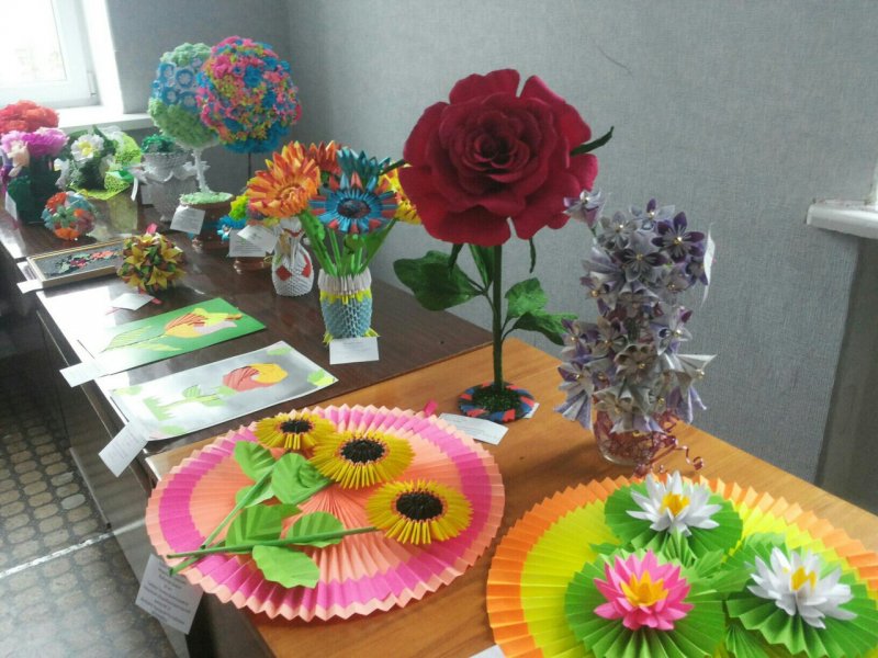 Выставка цветов в детском саду