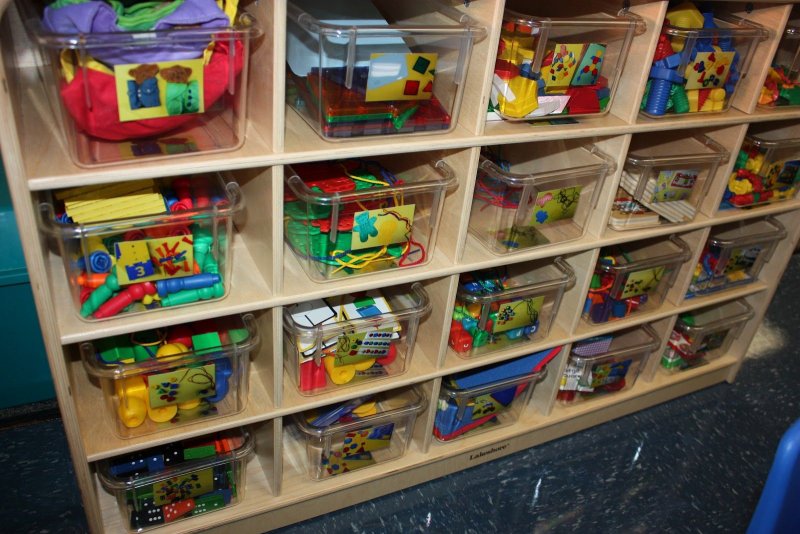 Хранение игрушек в детском саду