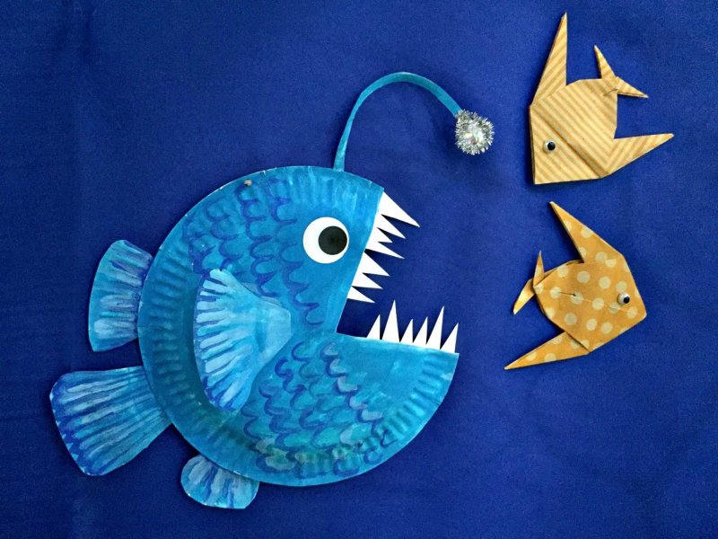 Миллефиори пластилинография Золотая рыбка
