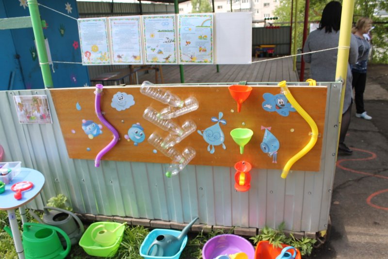 Украшение веранды в детском саду летом играми