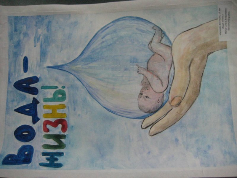 Плакат на тему вода источник жизни