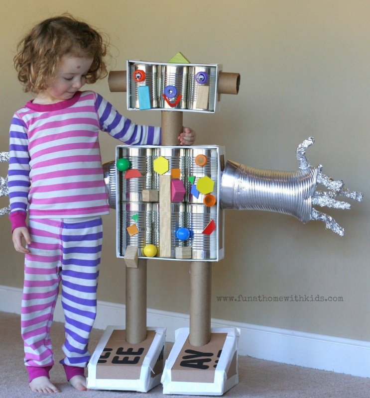 Робот поделка в детский сад