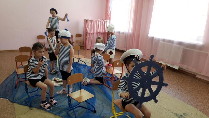 Моряки в детском саду