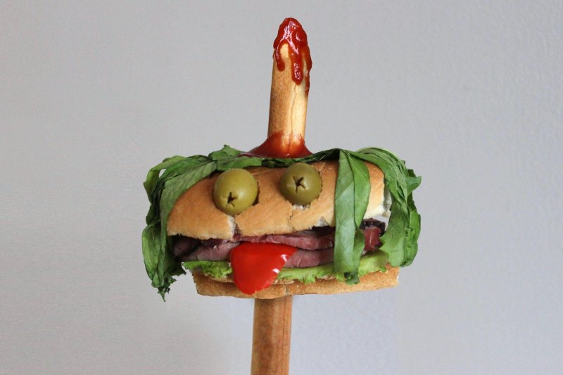 Креативный бутерброд на конкурс