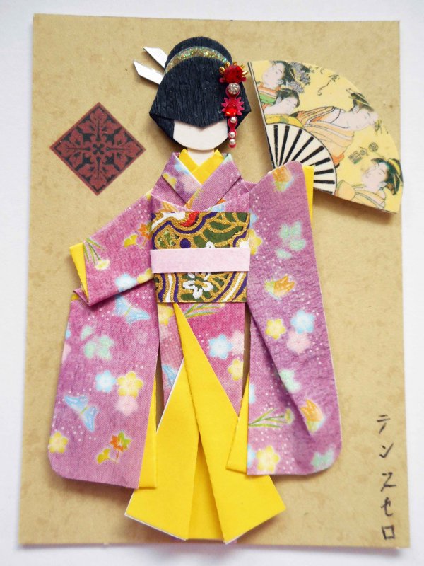 Японская кукла Чиогами
