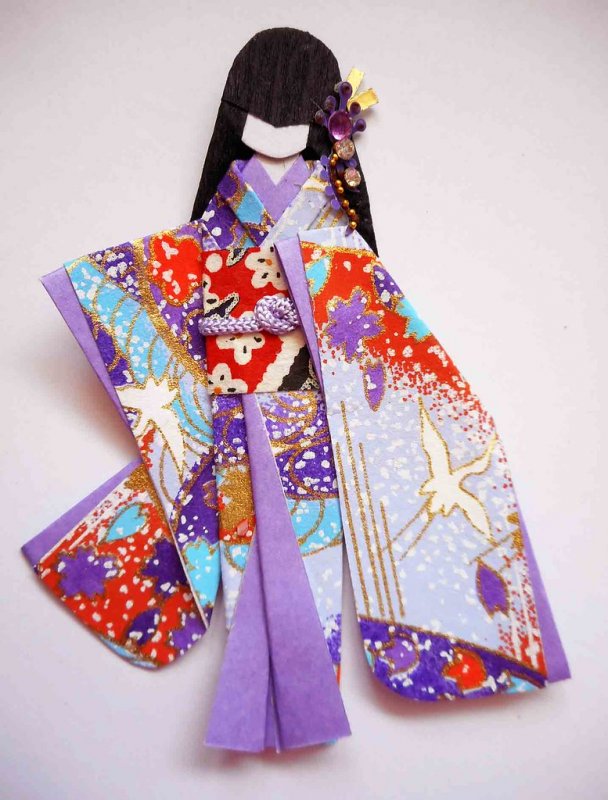 Японские куклы оригами