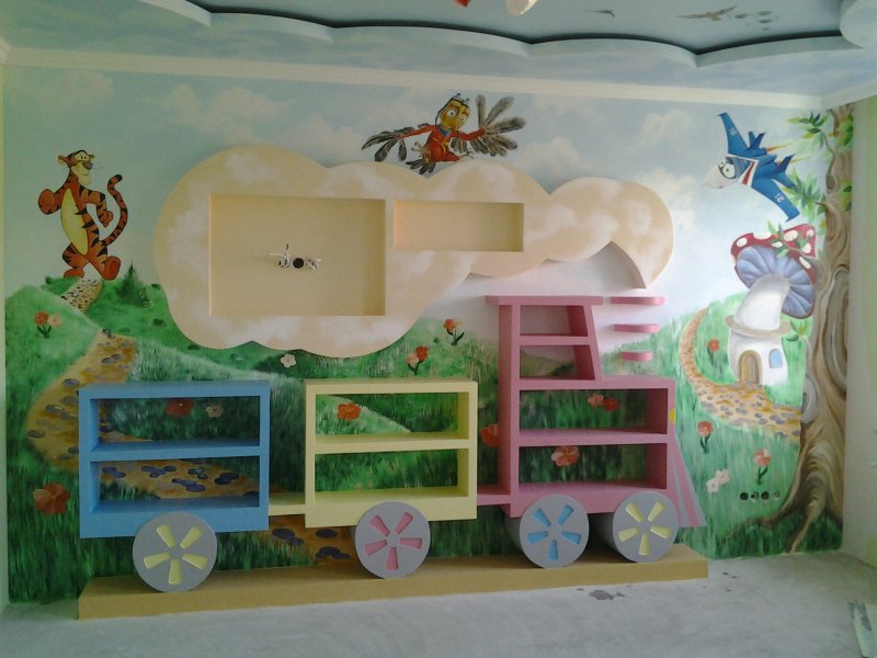 Интерьер детского сада своими руками