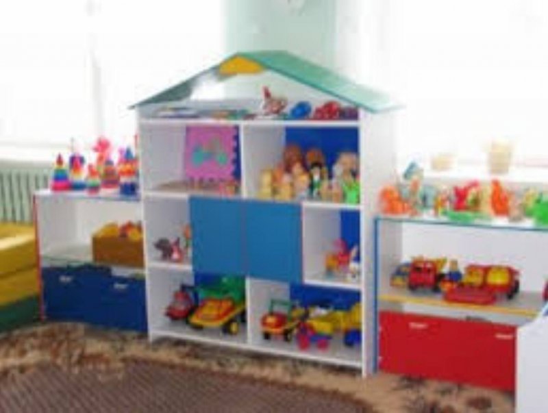 Шкафы для детского сада в группу для игрушек