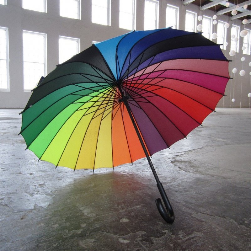 Зонтики красочные