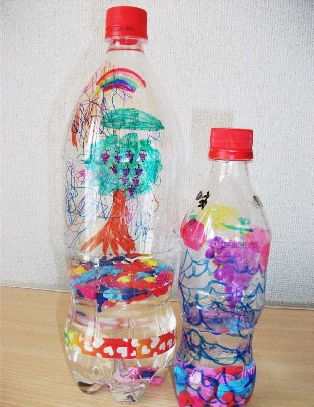 Подделка из бутылки для детей