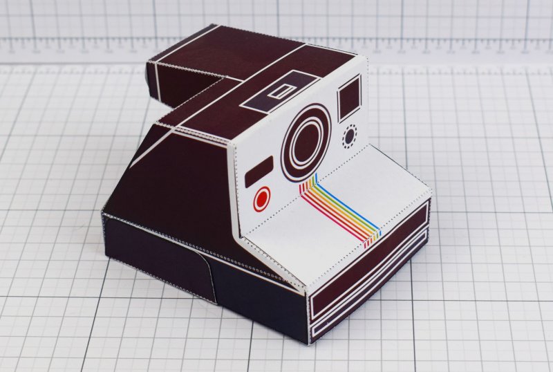 Фотоаппарат из картона для детей